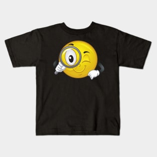 Detective Smiley Kids T-Shirt